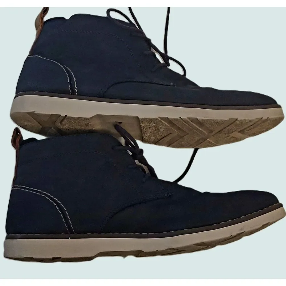Men's‎ Javier Chukka  Navy Ortholite Boots Sz 9M Sonoma Goods For Life Vitalize
